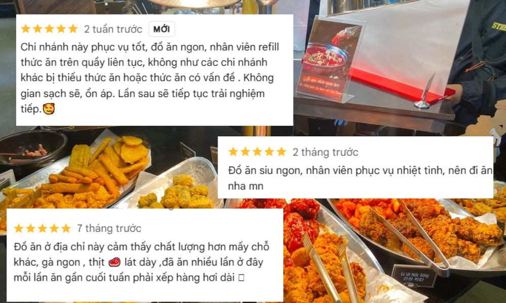 Khách hàng đang thưởng thức bữa ăn tại Dookki Gò Vấp trong không gian ấm cúng, biểu thị sự hài lòng về chất lượng và dịch vụ.