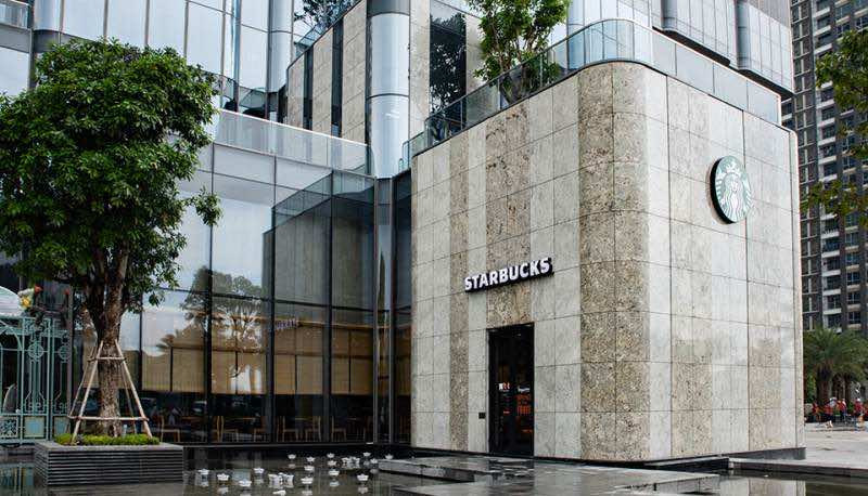 Không gian hiện đại và sang trọng của Starbucks Landmark 81
