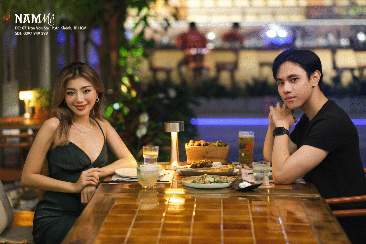 Không gian lãng mạn với view Landmark 81 tại nhà hàng quận 2