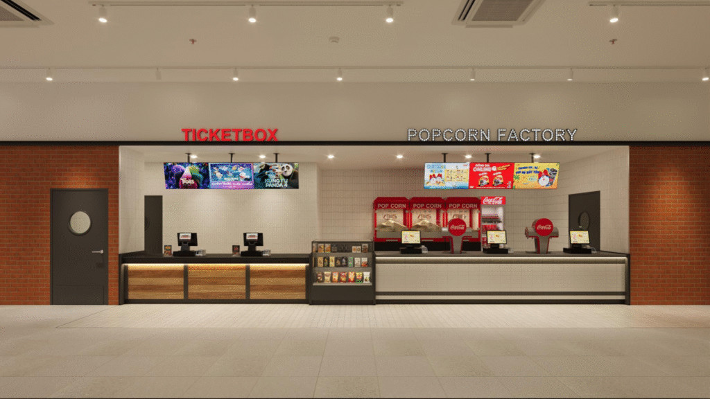 Không gian rạp chiếu phim CGV Vincom Mega Mall Ocean City sang trọng, hiện đại