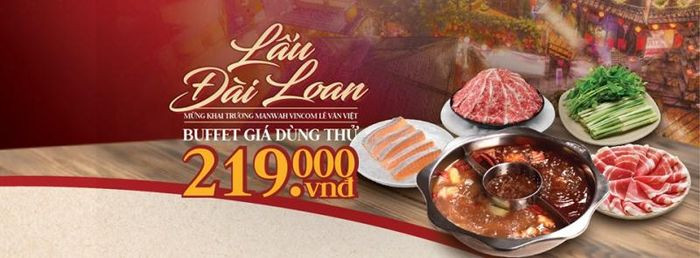 Không gian sang trọng và các món nhúng tươi ngon tại Manwah Taiwanese Hot Pot Biên Hòa