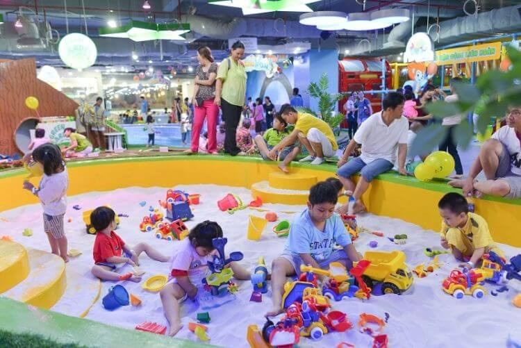 Khu vui chơi trẻ em tiNiWorld đầy màu sắc tại Vincom Quang Trung Gò Vấp
