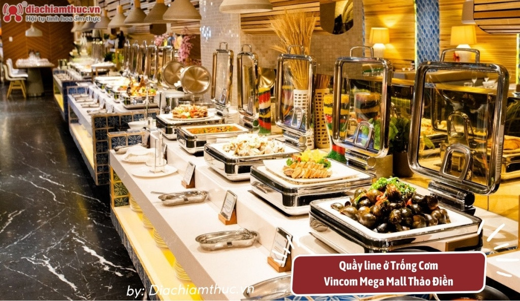 Mặt tiền Nhà hàng Trống Cơm với kiến trúc truyền thống