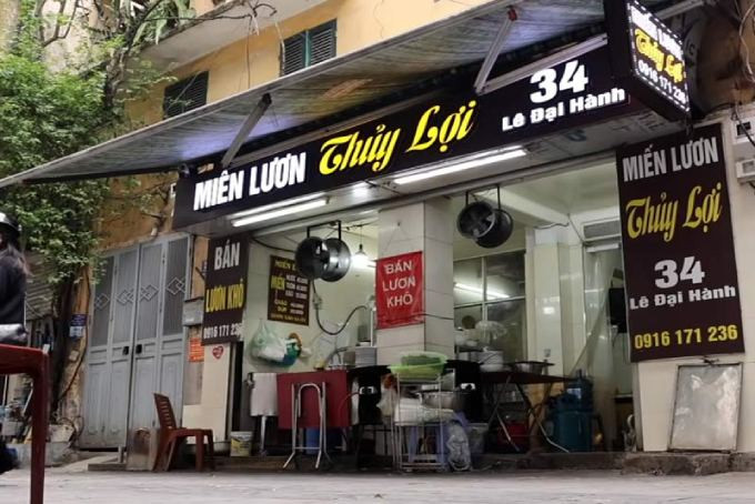 Miến lươn Thủy Lợi, địa chỉ ăn sáng quen thuộc gần Vincom Bà Triệu
