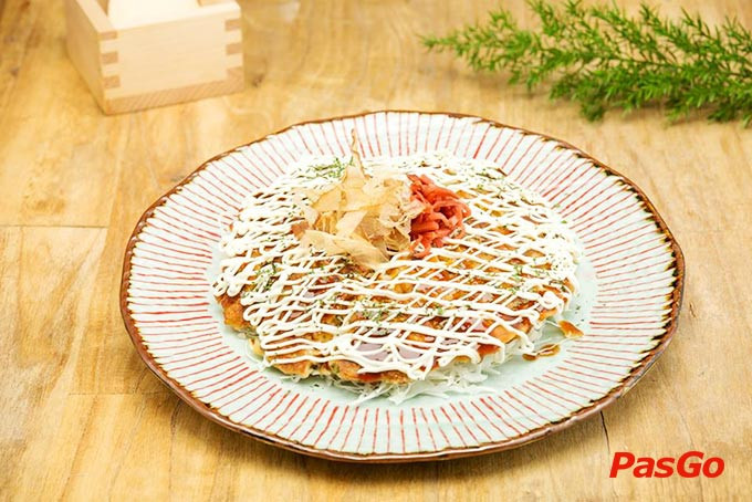 Món bánh xèo Nhật Bản với dư vị hải sản mặn mà