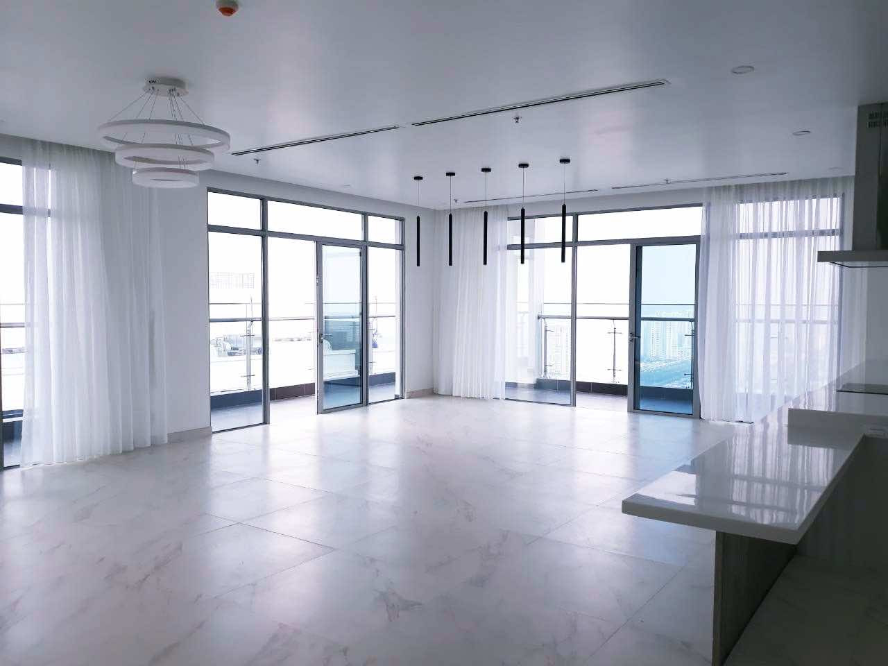Nét kiến trúc hiện đại của nhà penthouses ở Landmark 81 với tầm nhìn bao quát