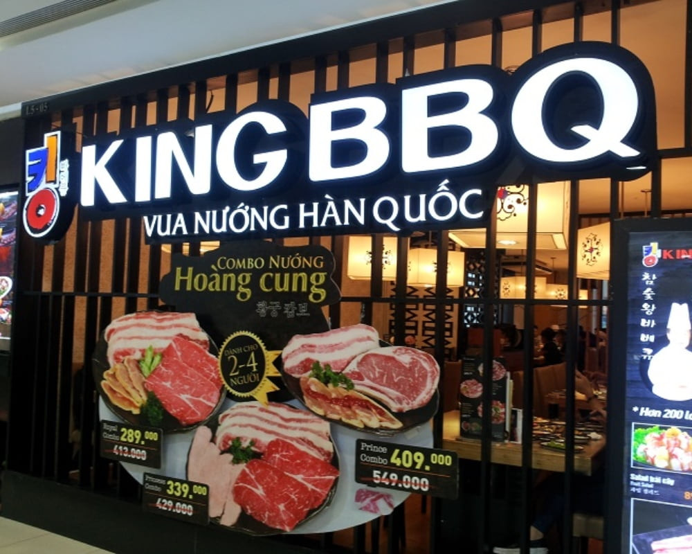 Nhà hàng King BBQ Vincom Bà Triệu, buffet nướng Hàn Quốc hấp dẫn