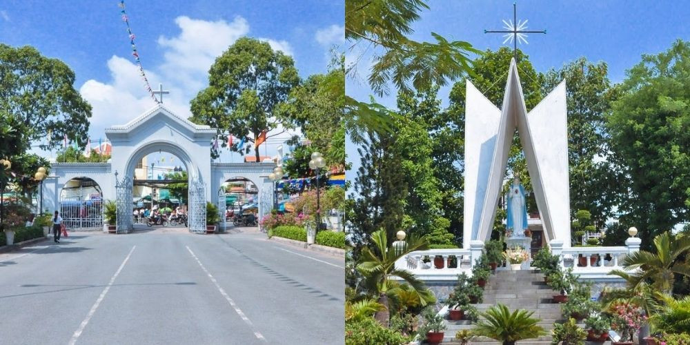 Nhà thờ Hạnh Thông Tây với kiến trúc Byzantine độc đáo, một trong những điểm đến gần Vincom Phan Văn Trị ấn tượng