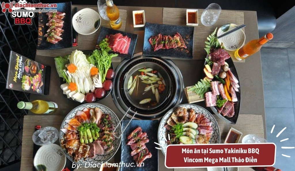 Những miếng thịt bò Wagyu hảo hạng sẵn sàng cho tiệc nướng tại Sumo Yakiniku