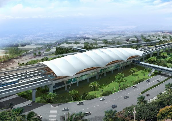 Phối cảnh nhà ga Metro số 5 Tân Cảng, điểm kết nối giao thông chiến lược cho The Landmark 81 Vinhomes Central Park