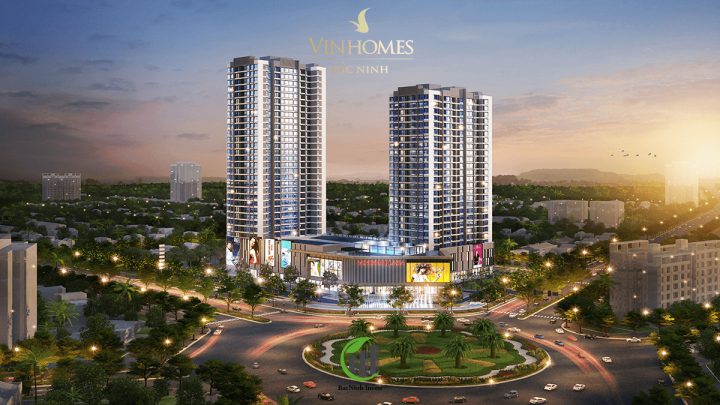 Phối cảnh tổng thể dự án Vinhomes Bắc Ninh, làm nổi bật địa chỉ Vincom Bắc Ninh sầm uất