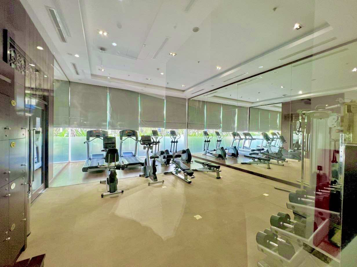 Phòng gym hiện đại với đầy đủ trang thiết bị dành cho cư dân Landmark 6