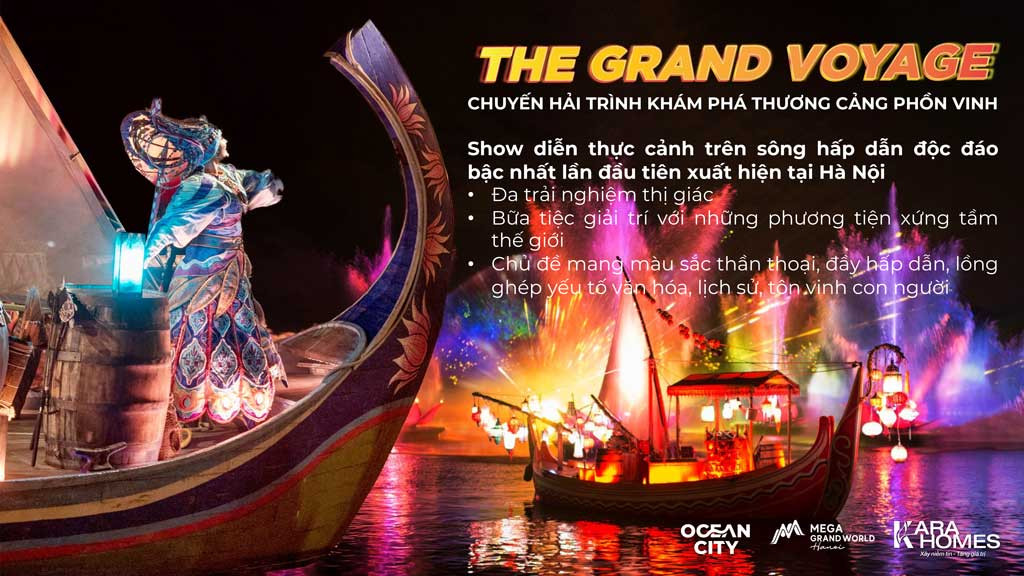 Show diễn The Grand Voyage tại Mega Grand World Hà Nội