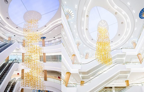 Thiết kế dòng chảy ngầm độc đáo bên trong Vincom Mega Mall Ocean Park 1
