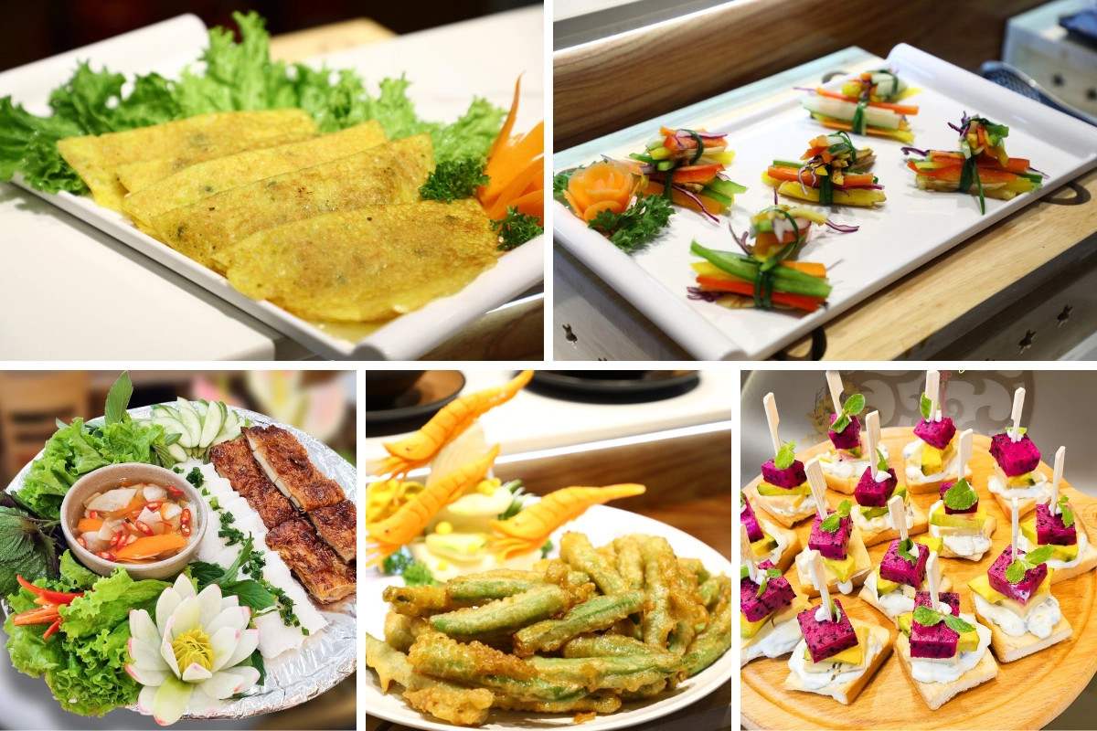 Thực đơn Buffet Chay D'Gemma Vincom 3/2