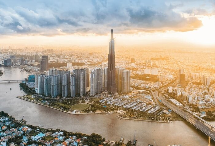 Vị trí đắc địa của Landmark 81 bên sông Sài Gòn tại Bình Thạnh