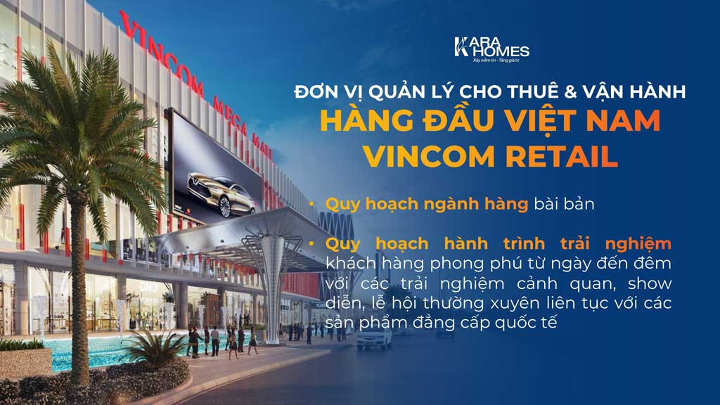 Vincom Retail đơn vị quản lý và vận hành bất động sản thương mại hàng đầu Việt Nam