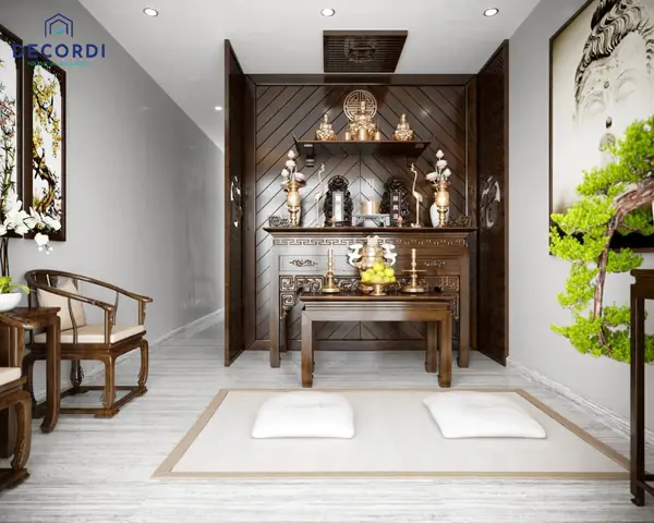 Hướng Dẫn Chi Tiết Cách Bố Trí Bàn Thờ Chung Cư Chuẩn Phong Thủy Và Hiện Đại