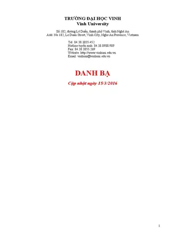 Chung Cư Đại Học Vinh: Cập Nhật Thông Tin Và Đánh Giá Tổng Quan Mới Nhất Chung Cư Đại Học Vinh: Cập Nhật Thông Tin Và Đánh Giá Tổng Quan Mới Nhất