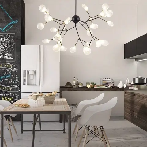 Top 10+ Đèn Bàn Ăn Chung Cư Tốt Nhất, Tiết Kiệm Không Gian & Sang Trọng
