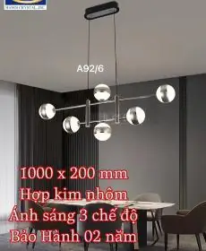 Top 10+ Đèn Bàn Ăn Chung Cư Tốt Nhất, Tiết Kiệm Không Gian & Sang Trọng