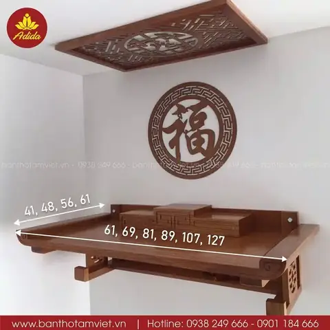 Kích Thước Bàn Thờ Chung Cư Chuẩn Phong Thủy Và Những Lưu Ý Quan Trọng