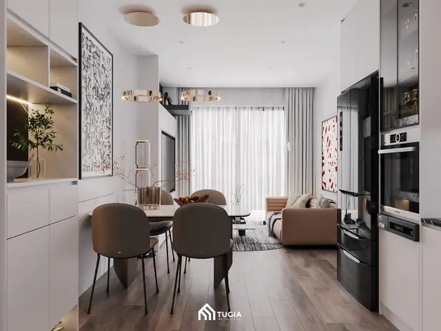 Thiết Kế Chung Cư 1 Phòng Ngủ: 15+ Ý Tưởng Tối Ưu Không Gian Sống Hiện Đại